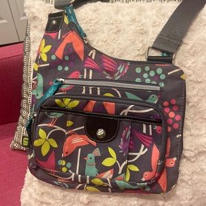 Lily Bloom crossbody purse with bird print 🦜